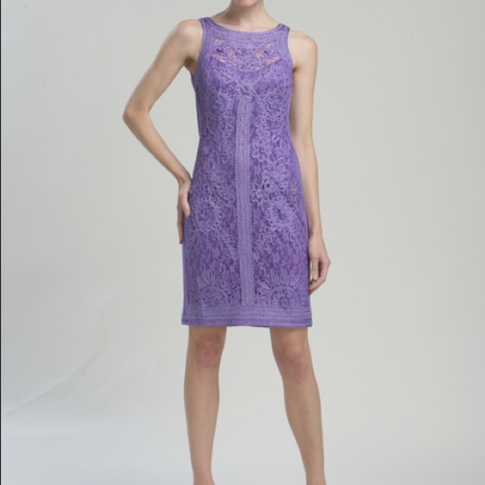 Sue Wong Sleeveless Soutache Dress. Size 0